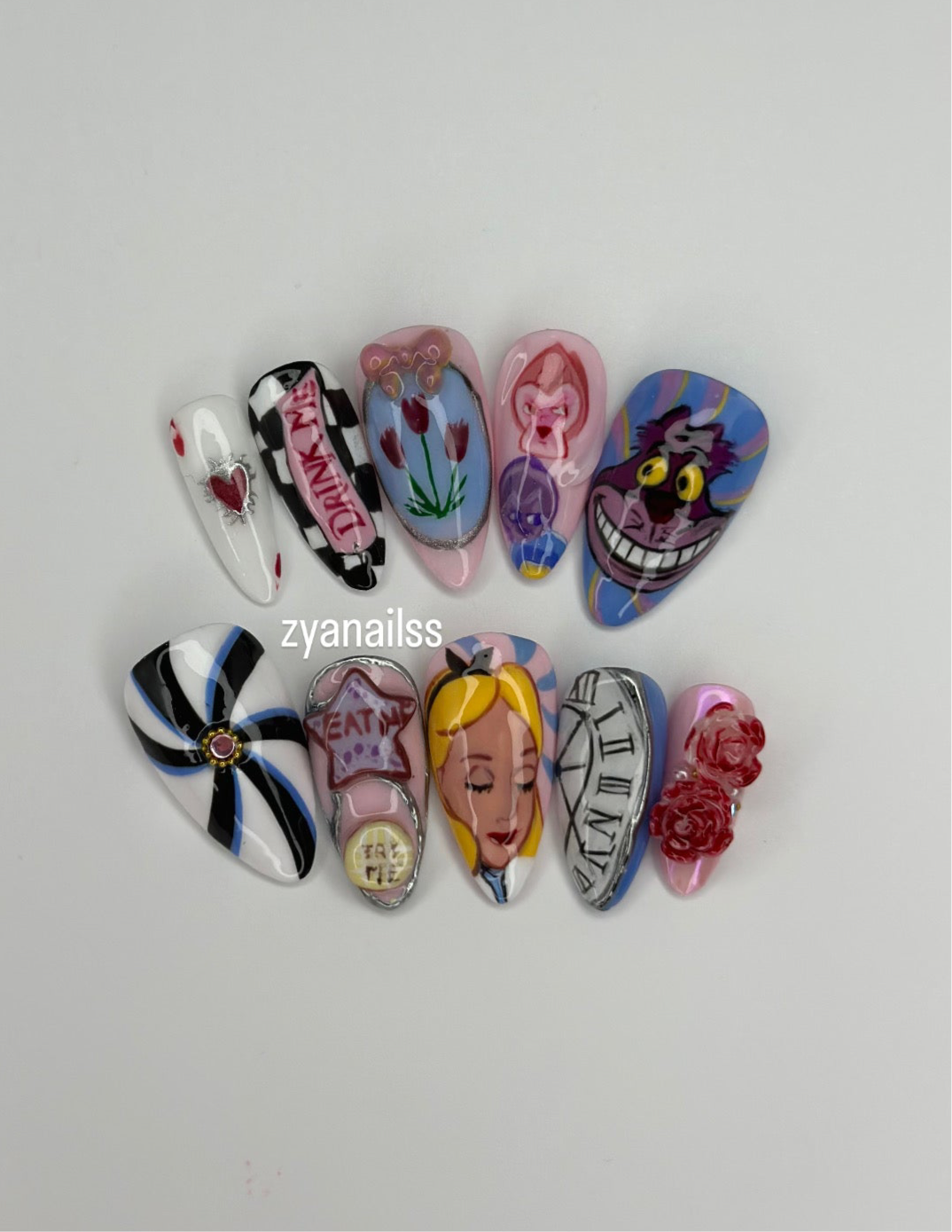 set alice aux pays des merveilles