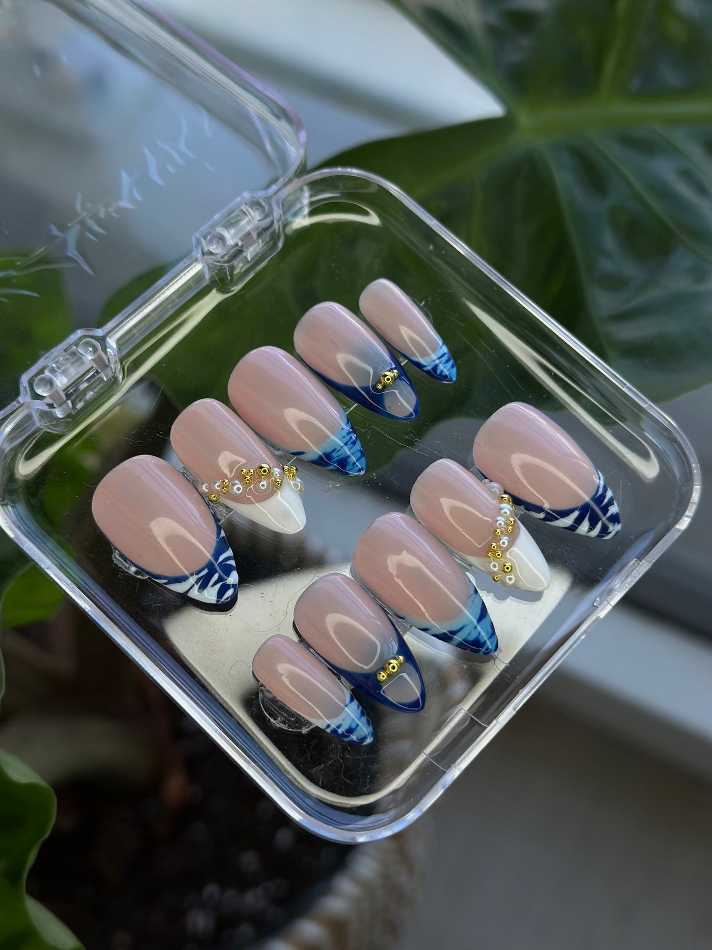 set zèbre bleu