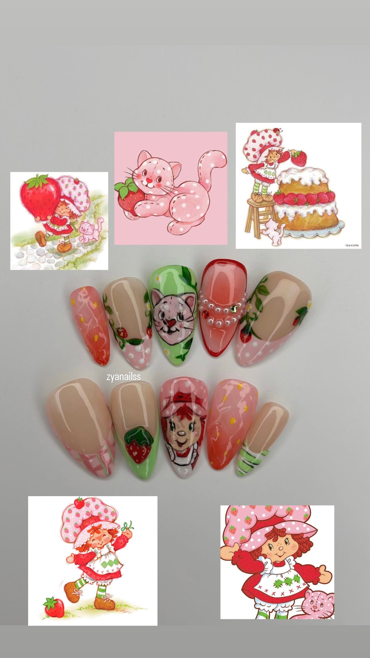 strawberry shortcake set