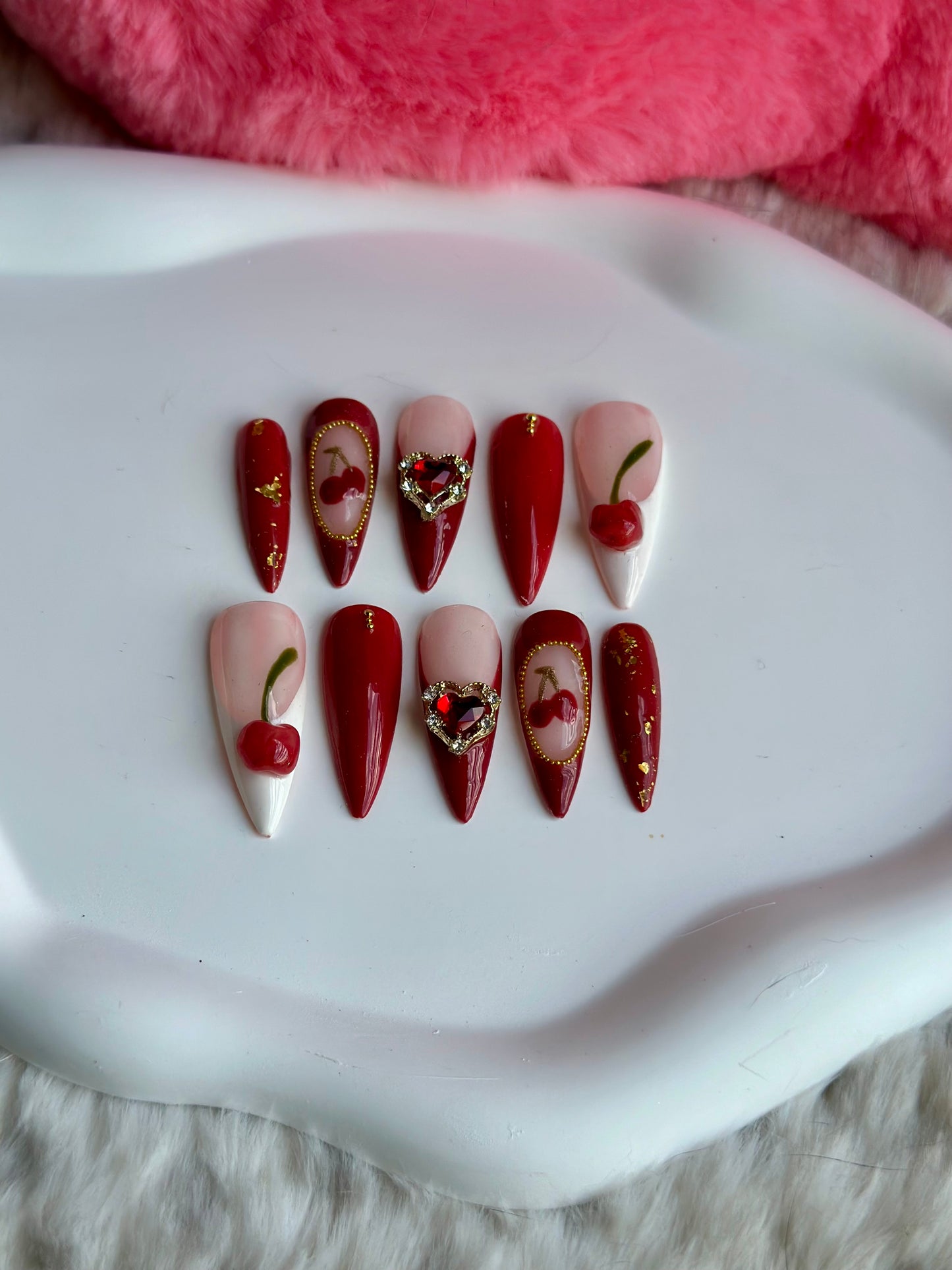 set red cherry