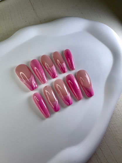 set pink waves